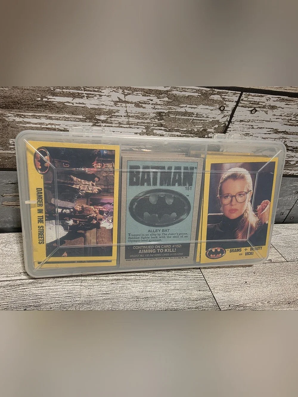 Vintage Batman Trading Card Set - Yellow/Black